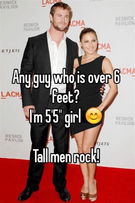 dating a 6 foot 5 guy
